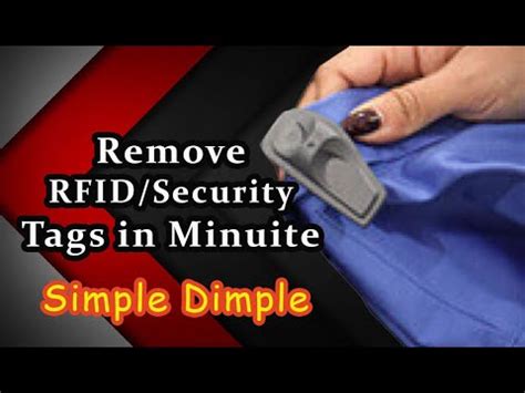 how to remove rfid tags without breaking it|removing rfid tags from clothing.